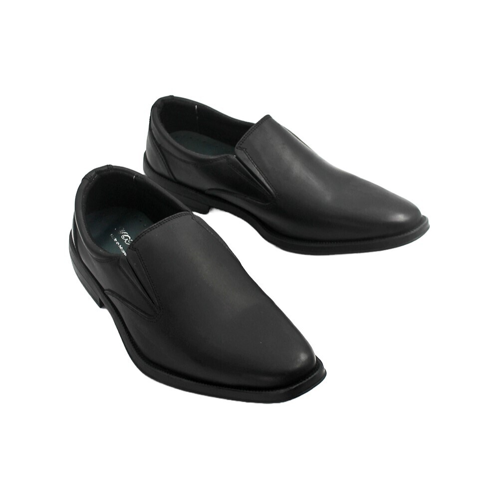 Mongo Square Toe Loafer Shoe (Black) (Size - UK 6)