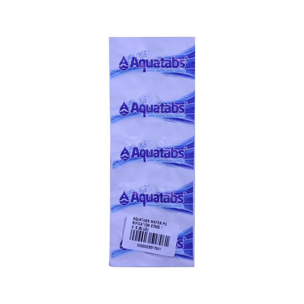 Aquatabs Water Purification 67MG 10PCS (Blue)