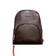 Konoko Leather Middle Logo Backpack Medium (Brown)