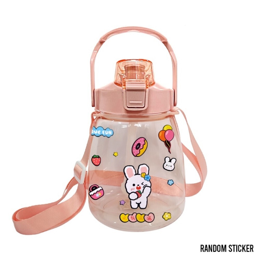 Big Belly Water Bottle 1.3L Pink