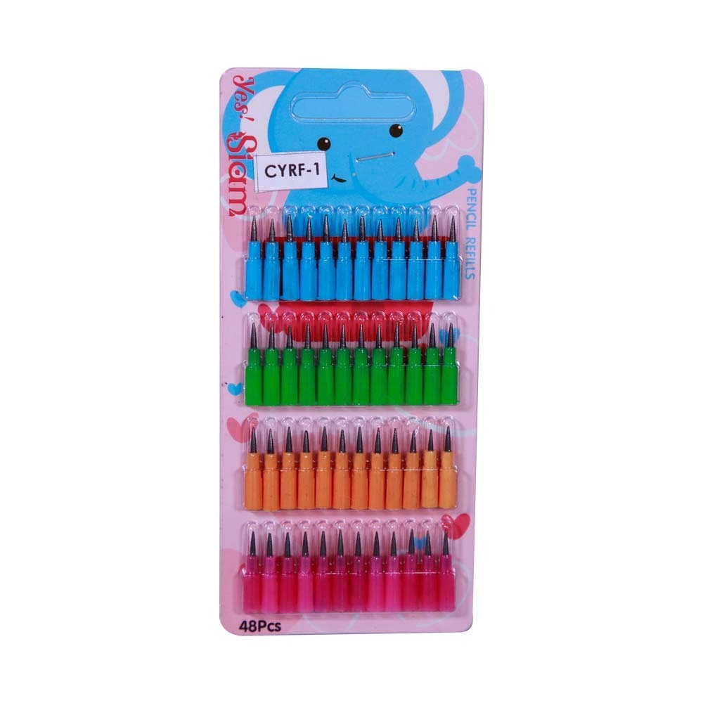 Yes Siam Non Sharpening Pencil Refill 48PCS CYRF-1
