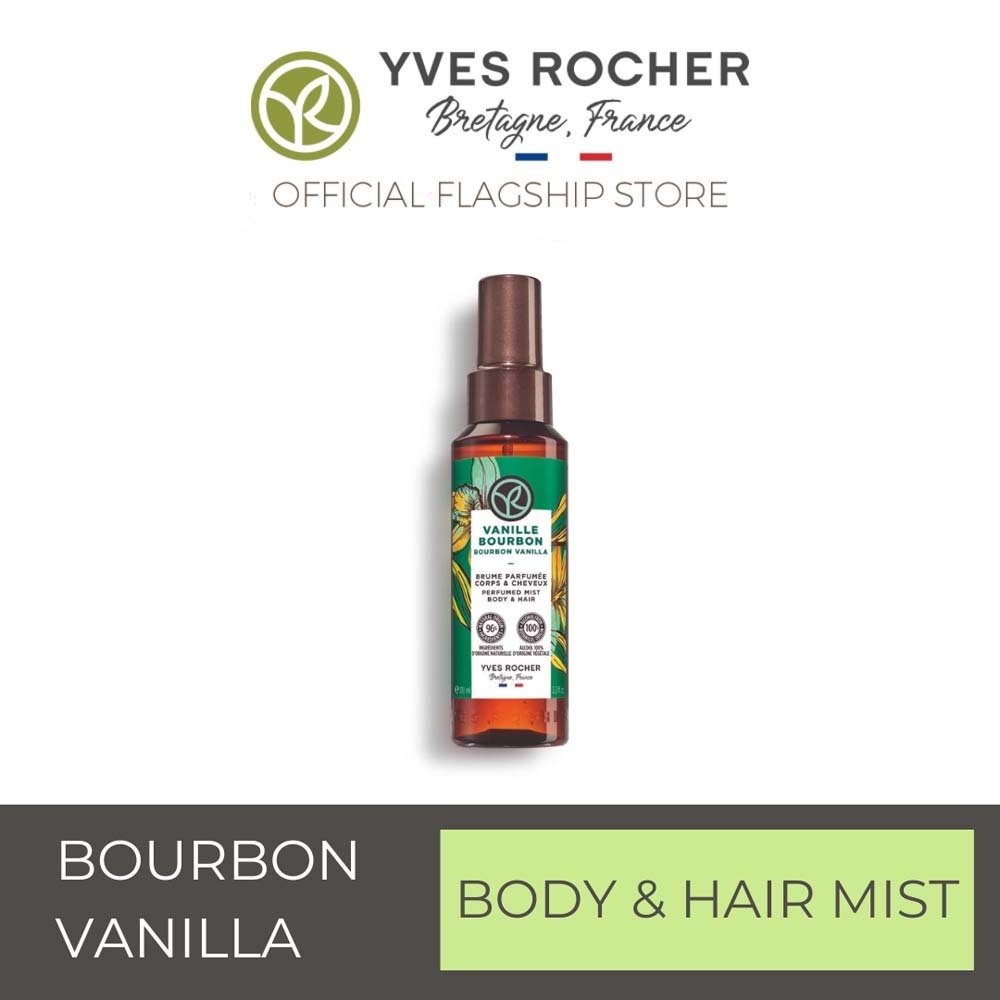 Yves Rocher Body And Hair Mist Bourbon Vanilla 100ML 59185