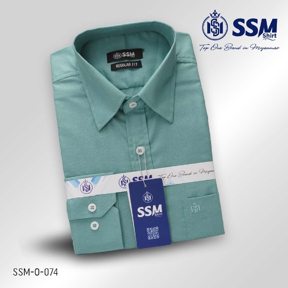 Oxford Shirt Long Sleeve Large (Emerald Gray) SSM-O-P-L-074