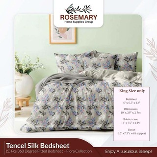 Rosemary Flora Collection Bedsheet Set (5PCS) RM-RM-TBS1001 (TB-10)