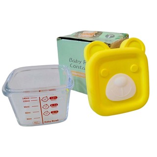 Baby Cele Food Container Glass Pink 10247