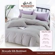 Rosemary Brocade Bedsheet Set with Blanket RM-RM-CLM-6PCS (BR-08)