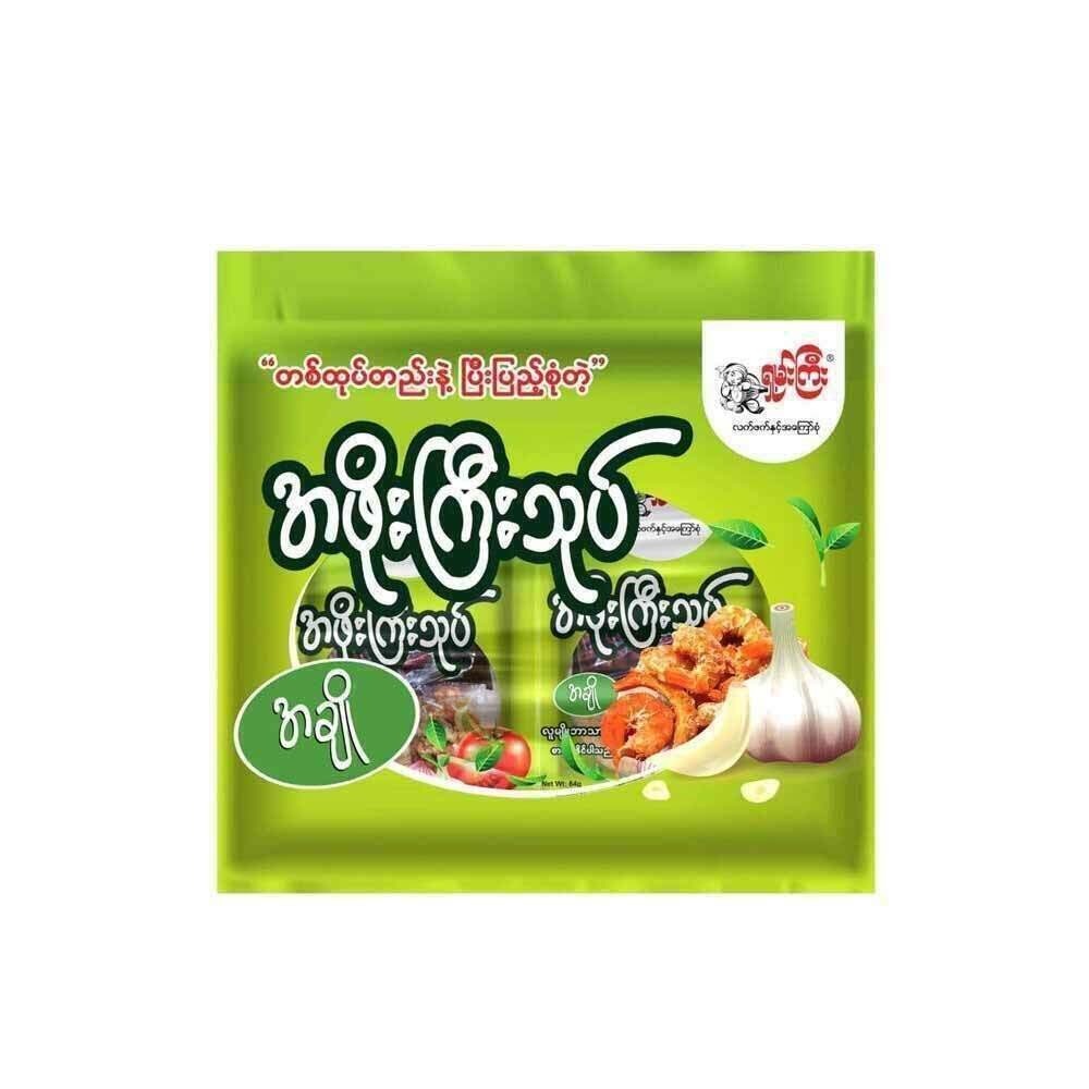 Shan Gyi Grandpa Pickled Tea Leaves And Assorted Fried Bean (Sweet) 64G X 10PCS (640G)