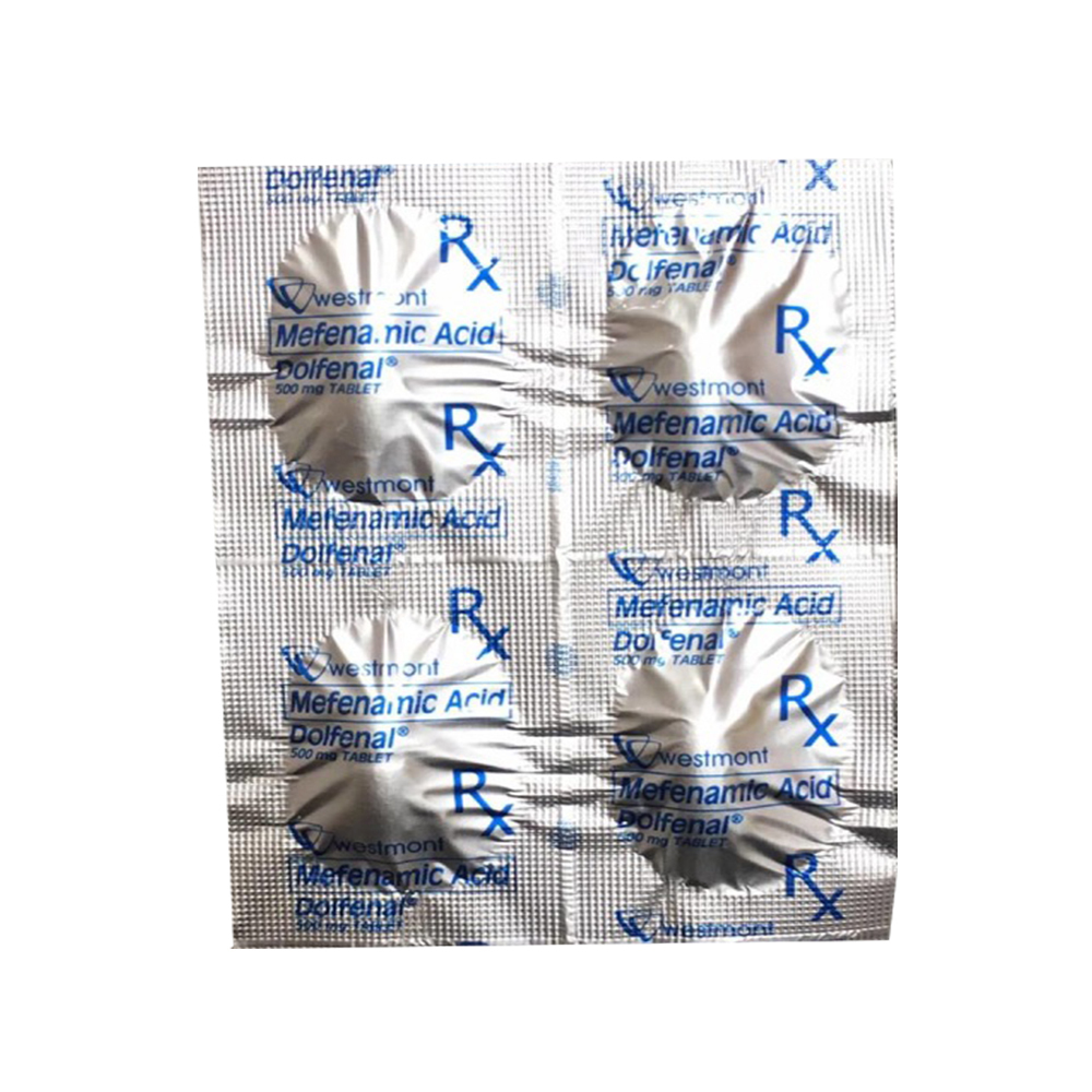 Dolfenal 500MG Mefenamic Acid 4Tablets