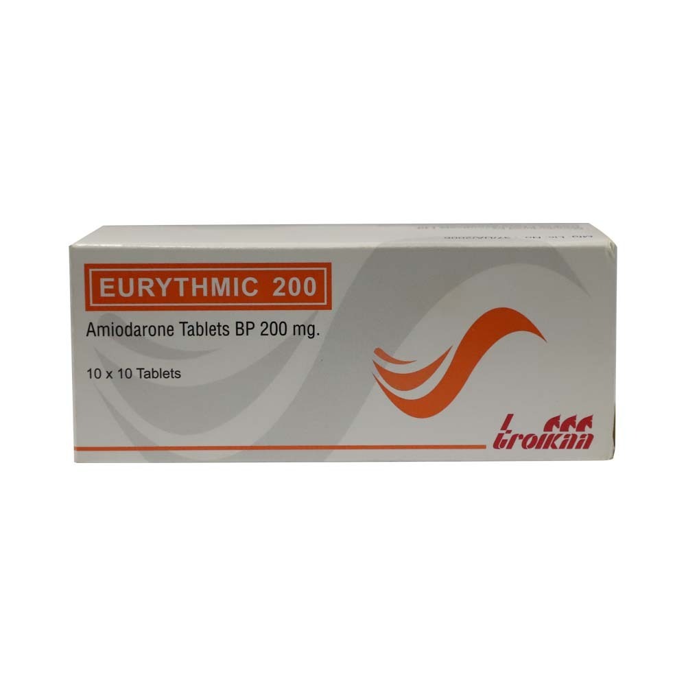 Eurythmic 200 Amiodarone Tablets 200MG 10PCS x 10