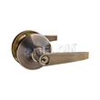 Nelon Tubular Lever Lock 16411-AB Antique Brass