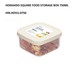 Hokkaido Square Food Storage Box 750Ml HIN.HOVU.0750 (128 x 128 x 66MM)