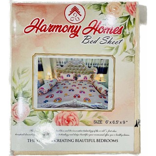 Harmoy Homes Bed Sheet Double (6' x 6.5' x 9") HH Double 270