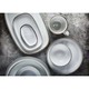 Ikea Gladelig Plate, Grey, 12x7 CM 604.571.57