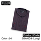 Solo Collection SBA 003 (Long) Slim Fit Shirt Medium 14