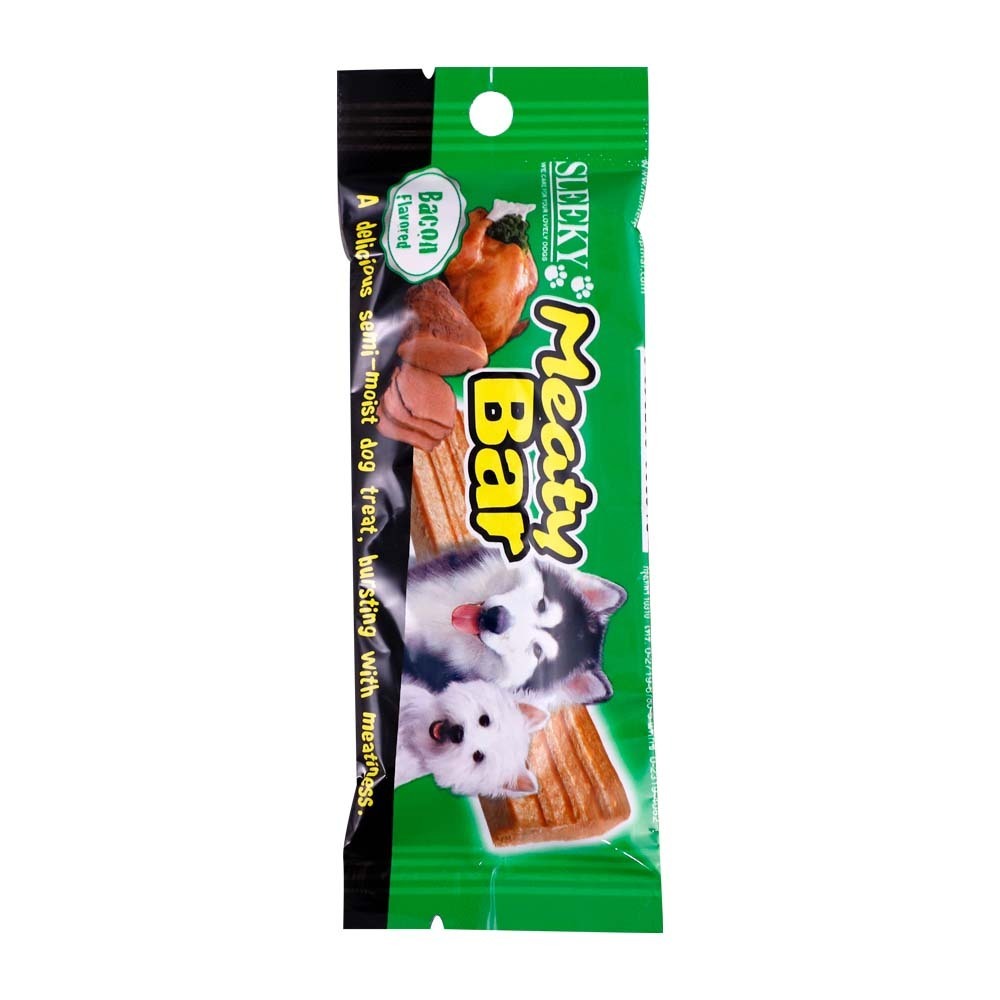 Sleeky Dog Food Meaty Bar Bacon 30G