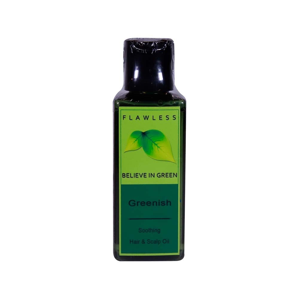 Flawless Soothing Hair & Scalp Oil Greenish 120ML