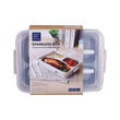 Super Lock Pp/Stainless Lunch Box 780ML No.6234