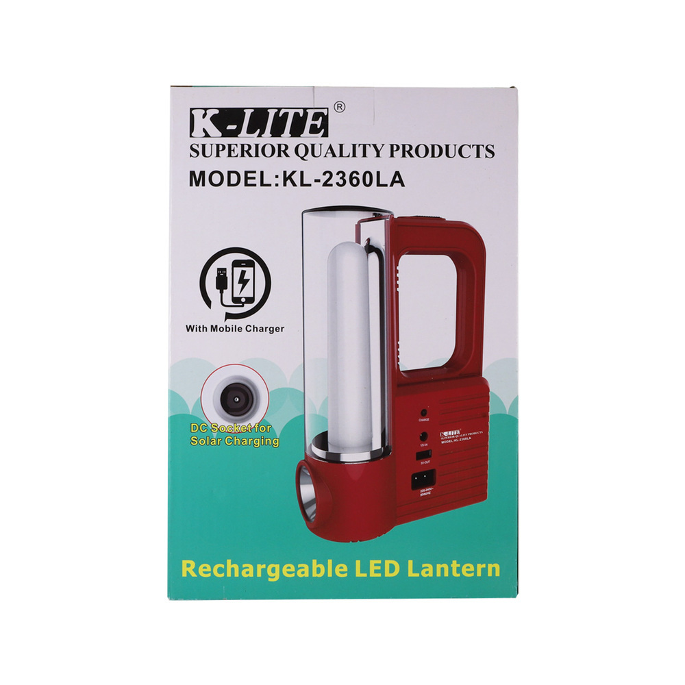 K-Lite Rechargeable Led Lantern KL-2360LA