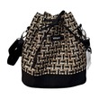 Konoko Bucket Bag (Black Tweed)
