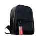 Konoko Leather Backpack Large (Black Plain)