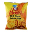 Moshi Fried Potato Chips BBQ Flavour 50G