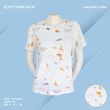 Cottonfield Women Short Sleeve Printed T-shirt C99 (Medium) 222111001