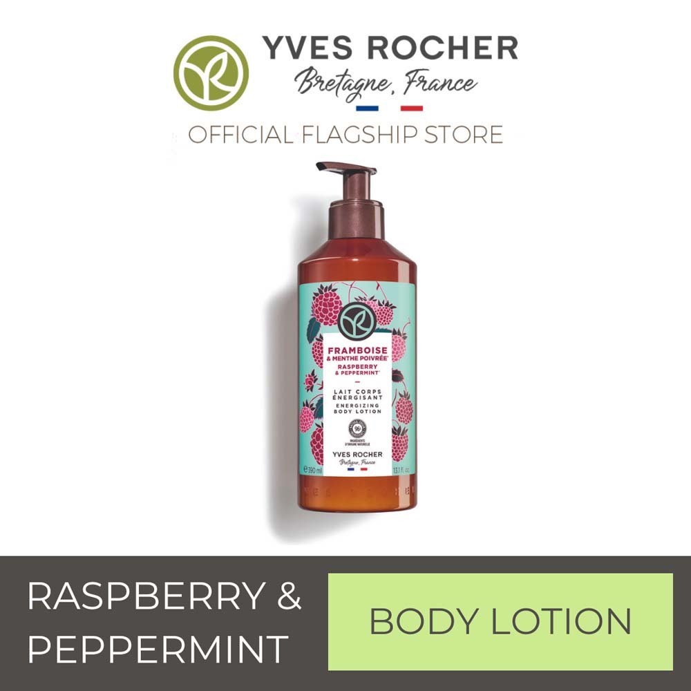 Yves Rocher Body Lotion Raspberry & Peppermint 390ML  40430