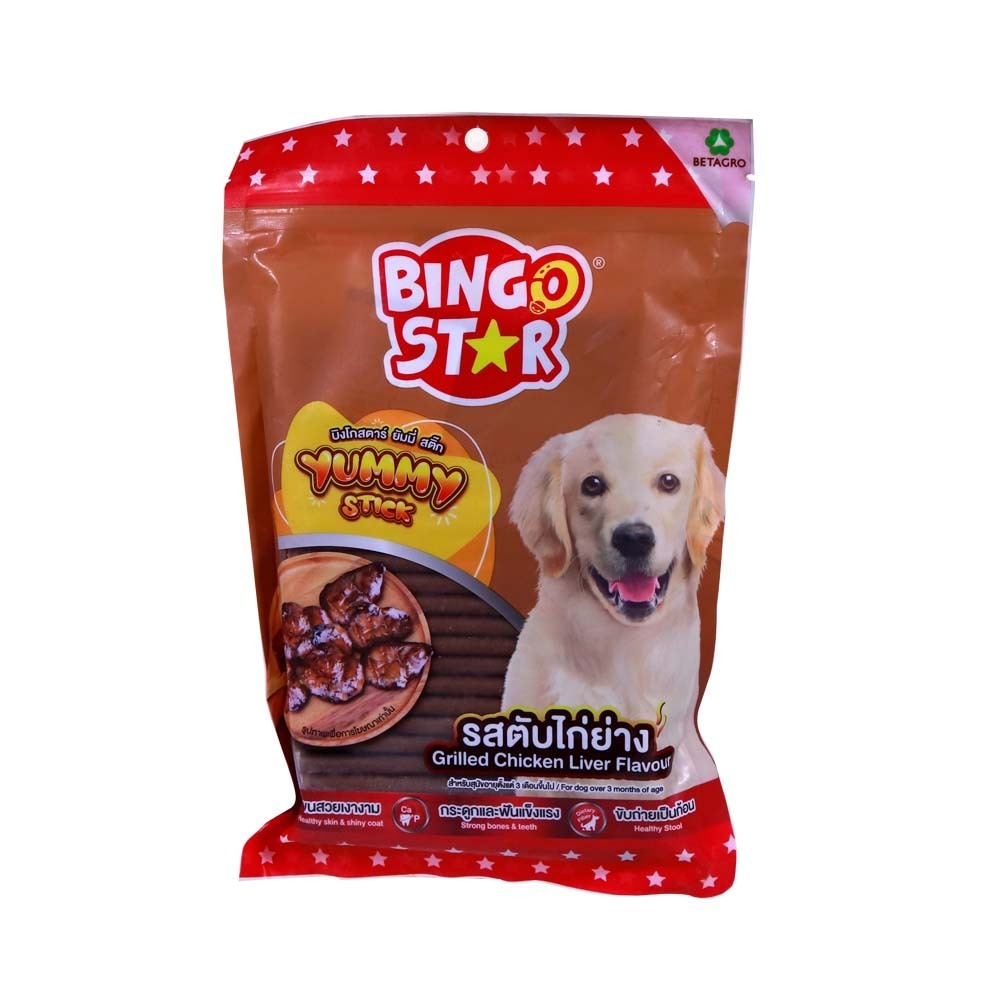 Bingo Star Dog Food Chicken Liver Snack 500G