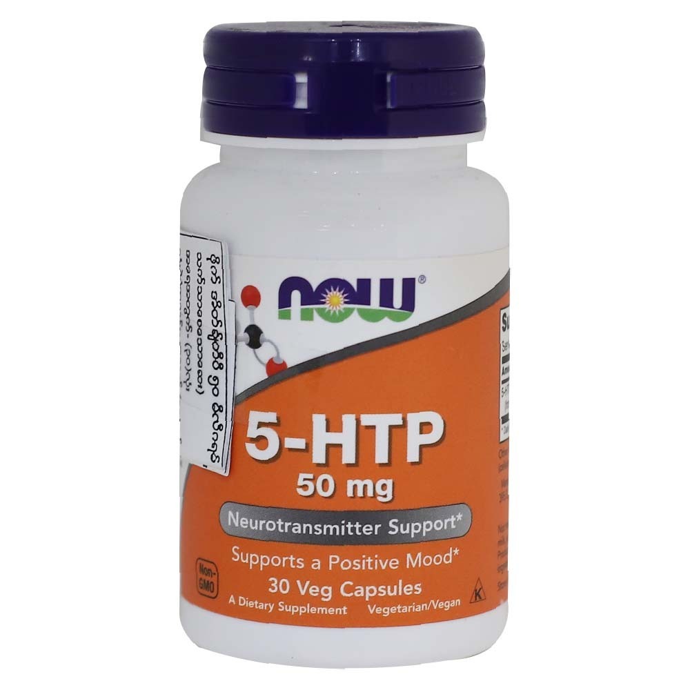 Now 5-HTP 50MG 30Capsules