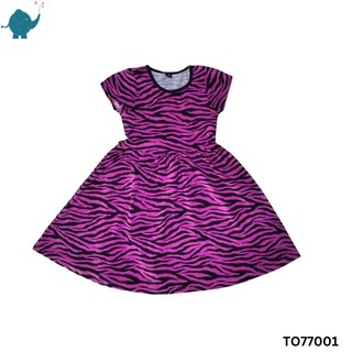 Max & Mia Girl Short-Sleeve Dress TO77001 Green Small