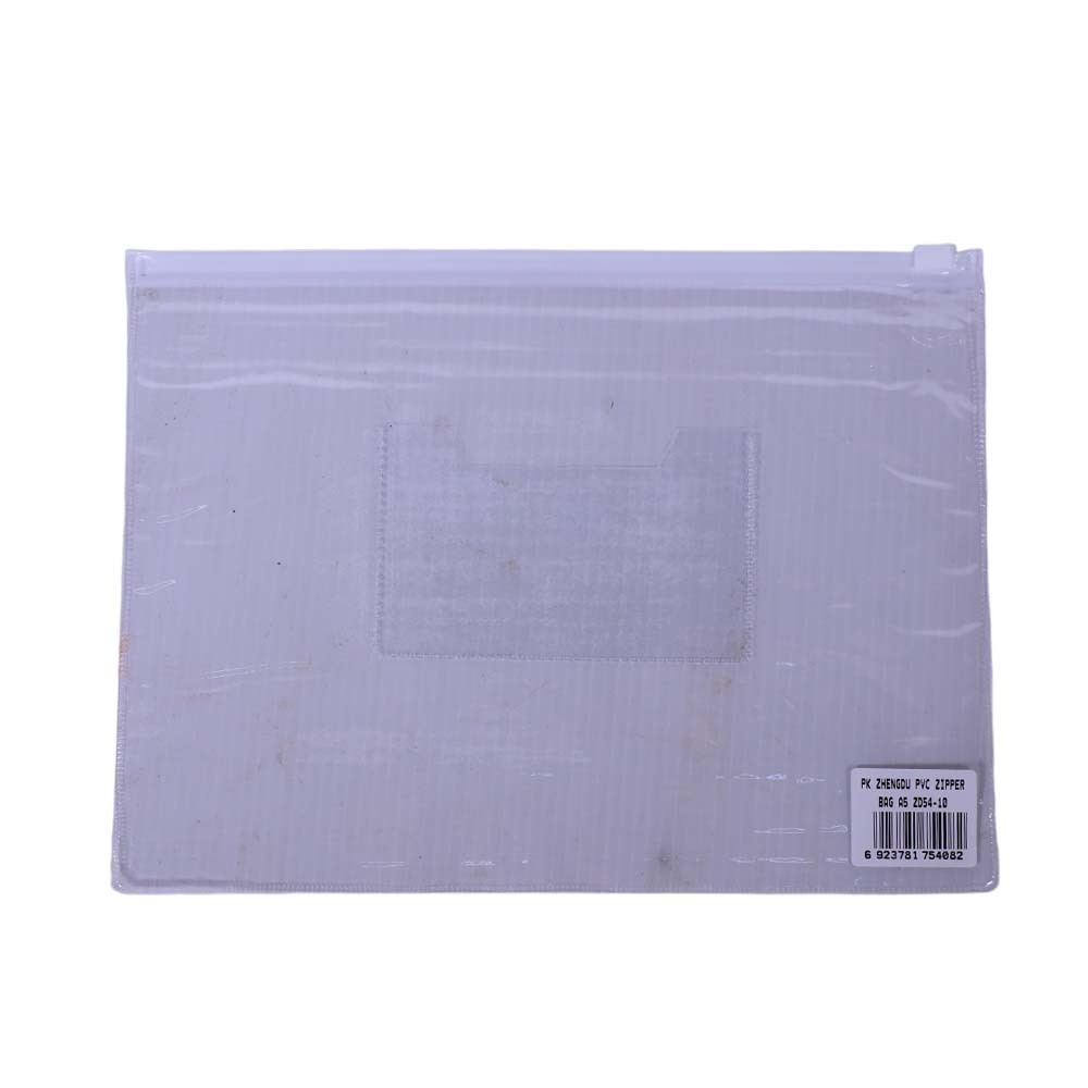 Zhengdu Pvc Zipper Bag A5 ZD54-10