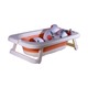Kub Foldable Bathtub With Bath Cushion Orange