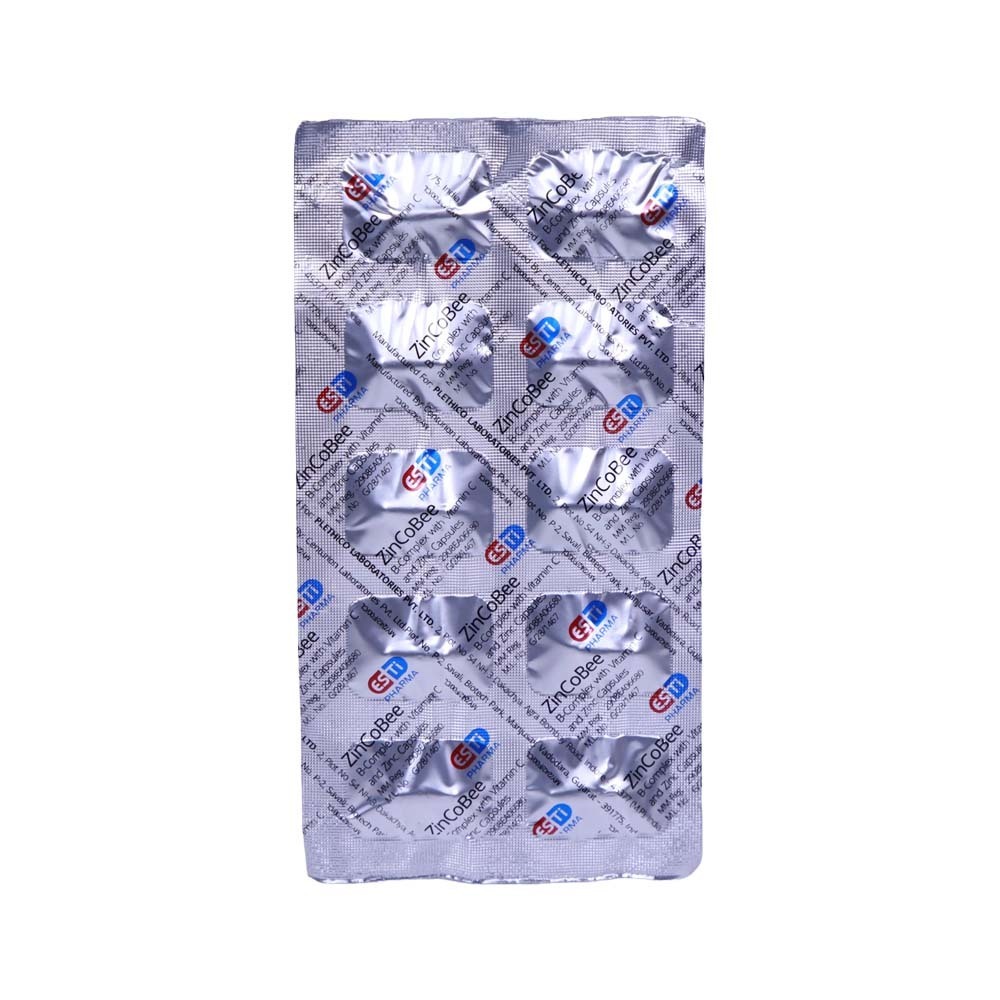 Zincobee B Complex Vit C & Zinc Capsule 10PCS