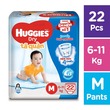 Huggies Baby Diaper Dry Pants 22PCS (M)