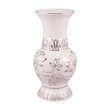 Amly Porcelain Flower Vase 8IN (Lotus Design)