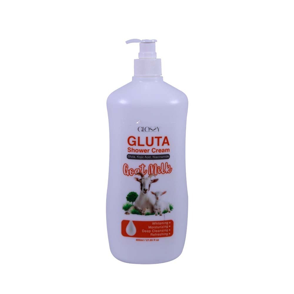 Glossy Gluta Shower Cream Goat Milk 800ML