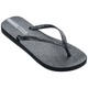 Ipanema Glitter Fem Flip (No-9) Black & Black Glitter Silver 1264812522809