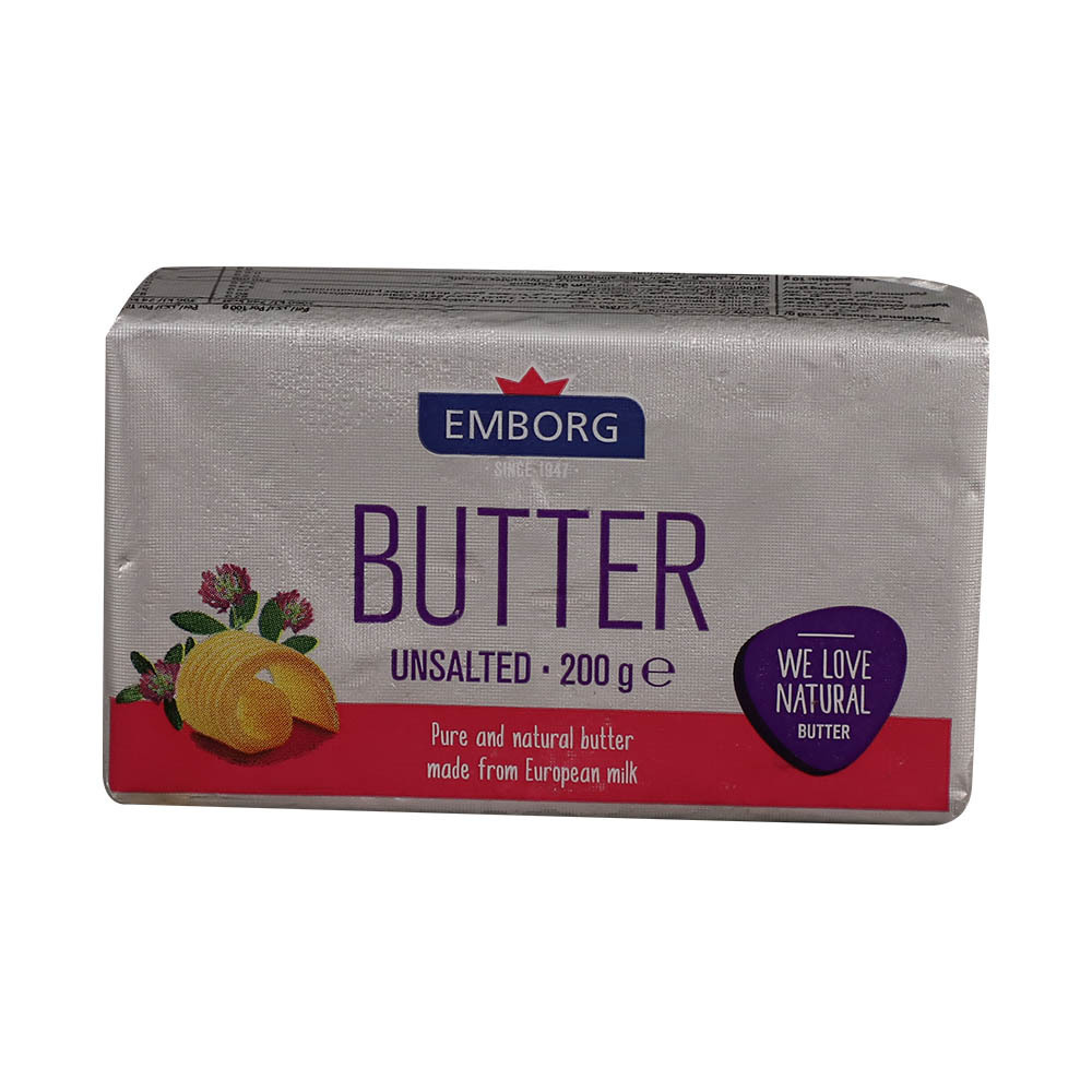 Emborg Butter Unsalted 200G