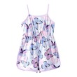 Girl Butterfly Print Cami Rompers (4-5 Years) 20392728