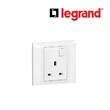 Legrand LG-1G BS 13A SWTD SOCKET WH (617641) Switch and Socket (LG-16-617641)