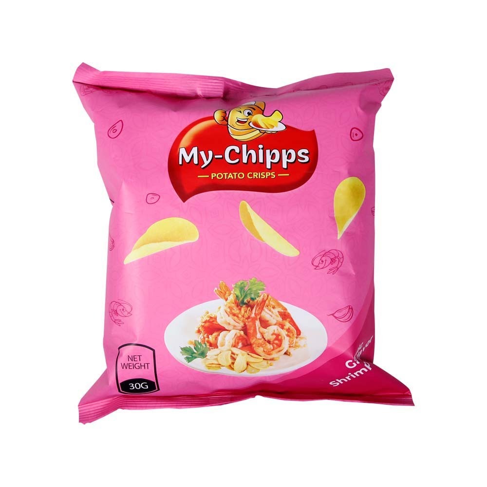 My-Chipps Potato Crisps Garlic Shrimp 30G (P)