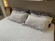 S&J Double Bed Sheet White grey tiny stripe  SJ-01-43