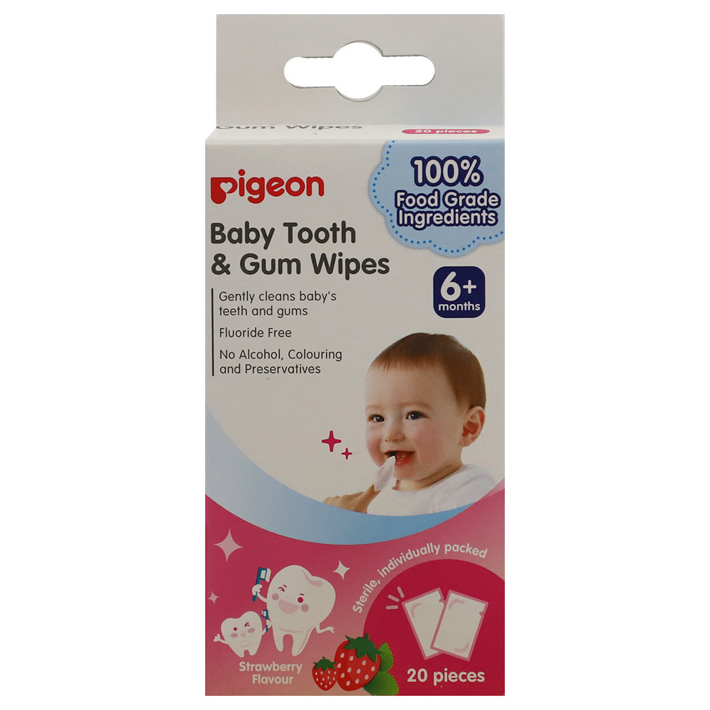 Pigeon Baby Tooth&Gum Wipes Strawberry NO.2913