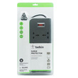 Belkin 8-Out Surge Protector Grey F9E800zb2Mgry