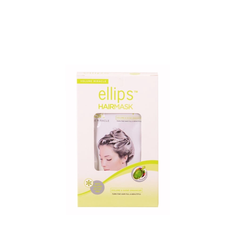 Ellips Volume Miracle (For Fine Hair And Less Fluffy) Hair Mask 20G Sachets x 4
