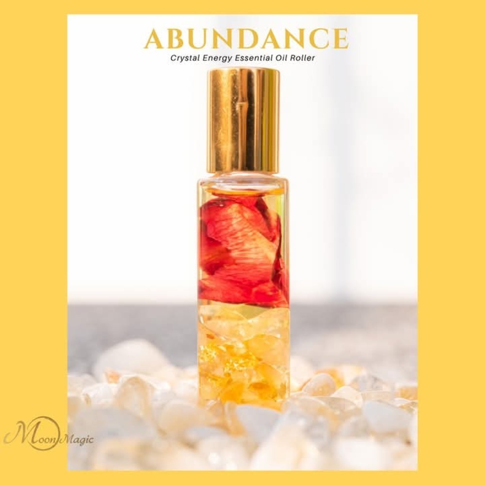 Moon Magic Abundance Crystal Energy Oil Roller