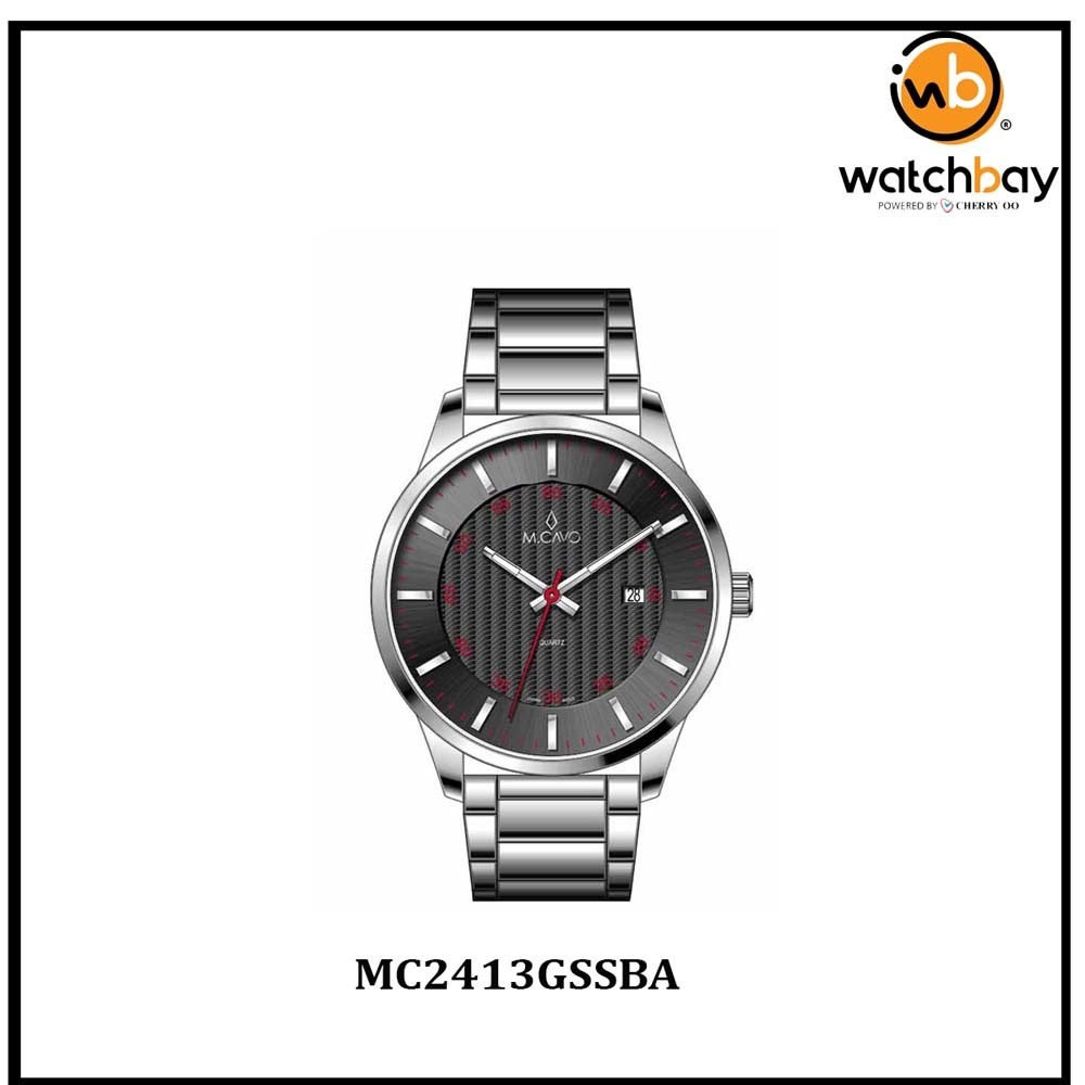 M.Cavo Men Watch MC2413GSSBA Cherry Oo