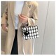 Women Hand Bag (With Keychain) White