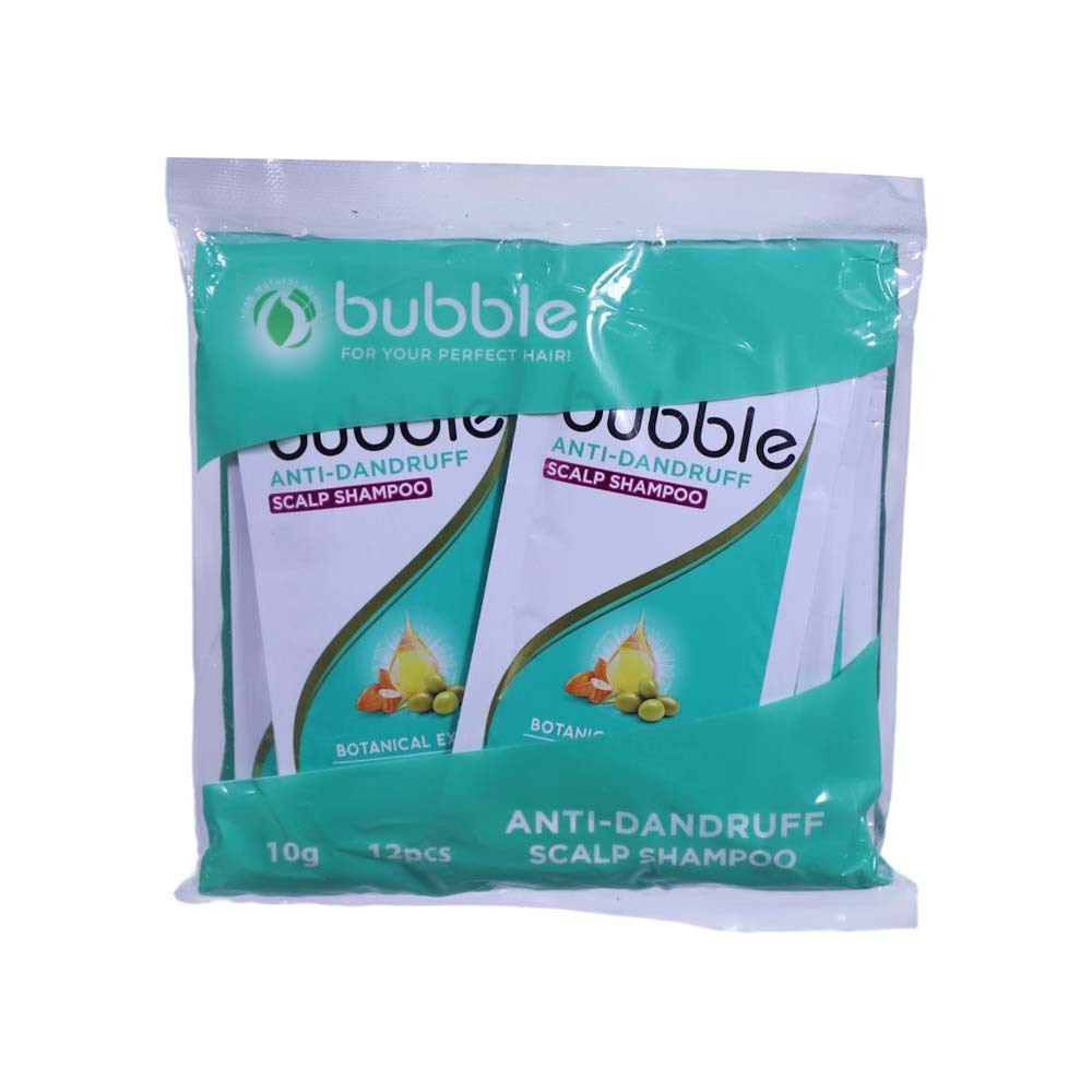 Bubble Shampoo Anti-Dandruff 10G x 12PCS