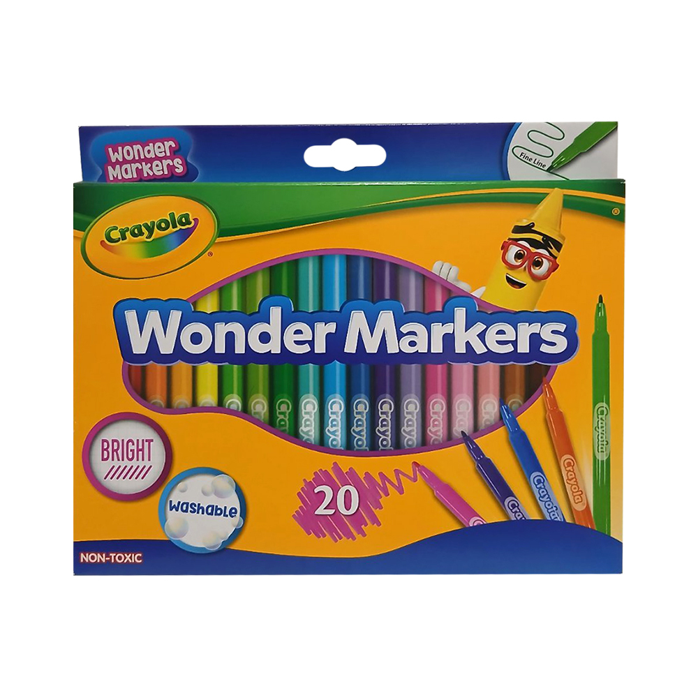 Crayola Washable Wonder Markers 20PCS No.58-0085